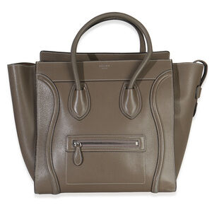 Celine Souris Drummed Calfskin Mini Luggage Tote